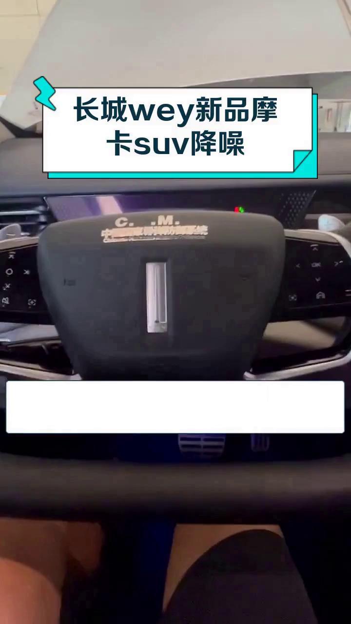 长城wey新品摩卡suv降噪
