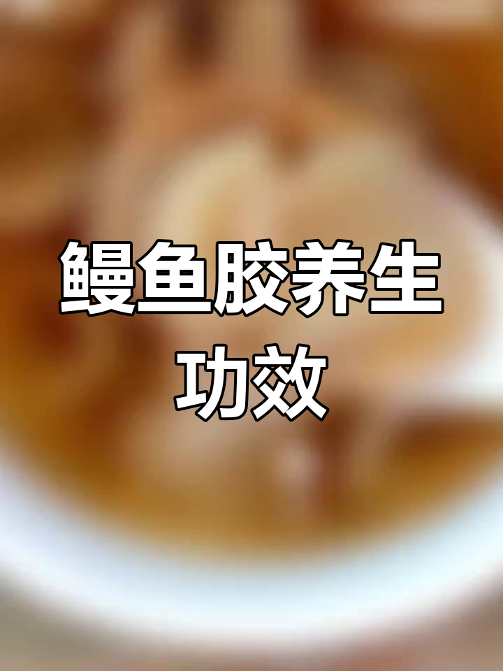 鳗鱼胶的营养价值与滋补效果