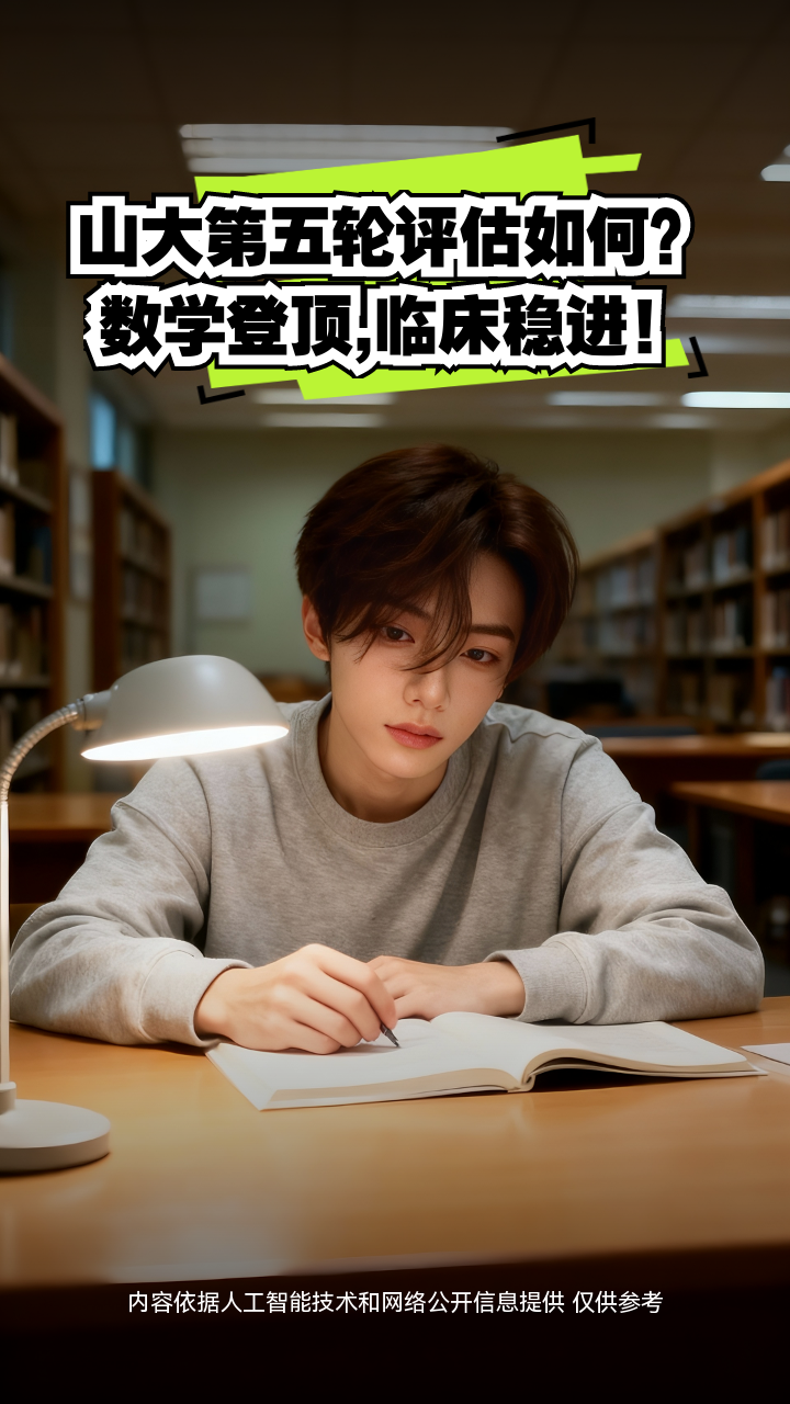 山大第五轮评估如何？数学登顶，临床稳进！