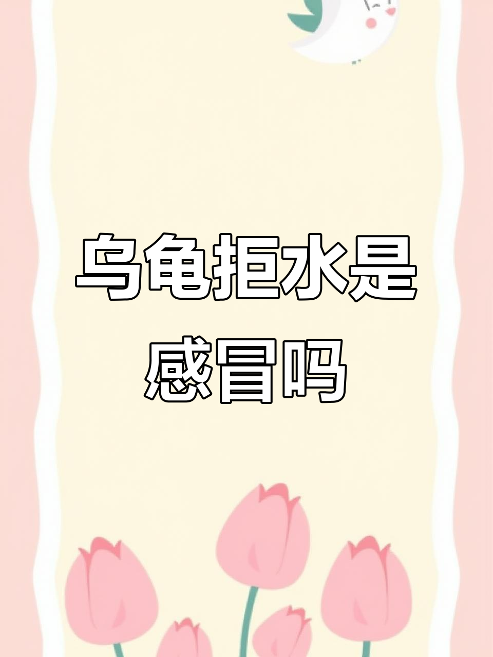 乌龟吐泡泡怕水,可能是生病了!