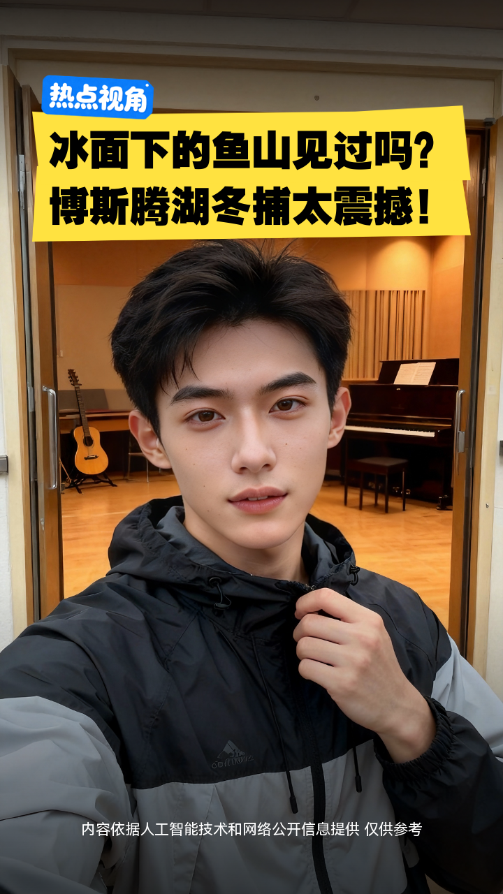 冰面下的鱼山见过吗？博斯腾湖冬捕太震撼！