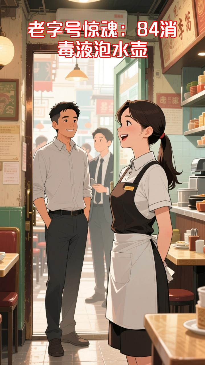 老字号饭店用84消毒液泡水壶，顾客喝水后食道被腐蚀