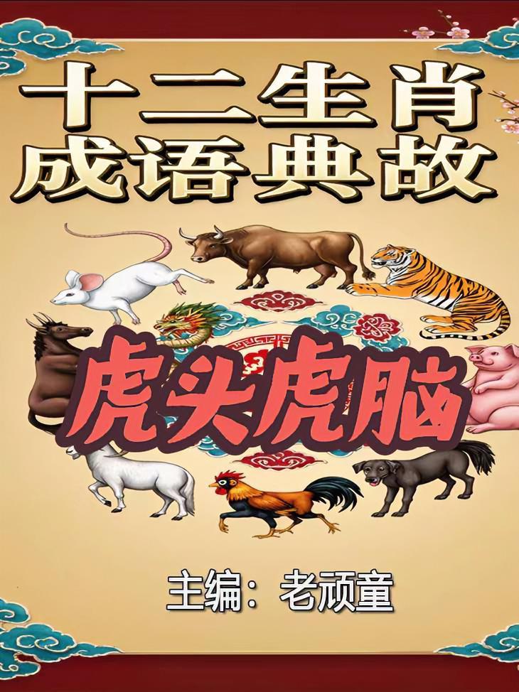 十二生肖成语典故(3)虎头虎脑 虎头虎脑 十二生肖 每日分享