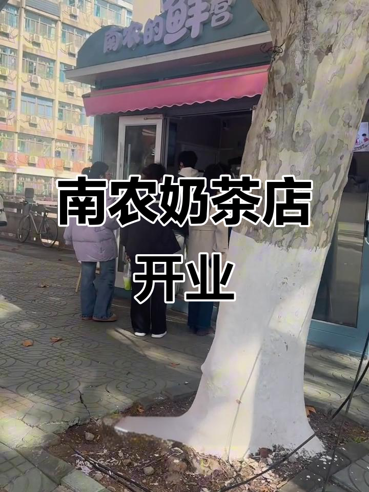 南农自创奶茶店,酸奶鲜牛奶全都有!