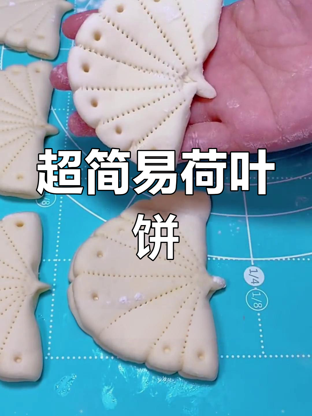 简单又美味的荷叶饼,夹菜夹肉都好吃