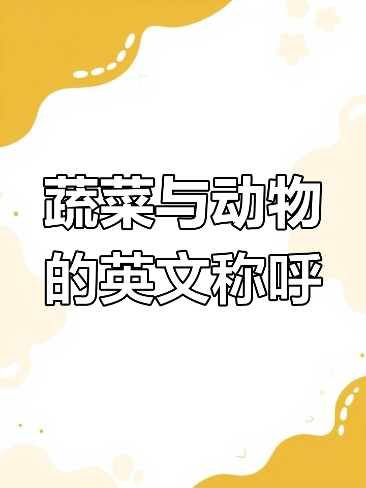 西兰花和章鱼的英语竟然是这个!