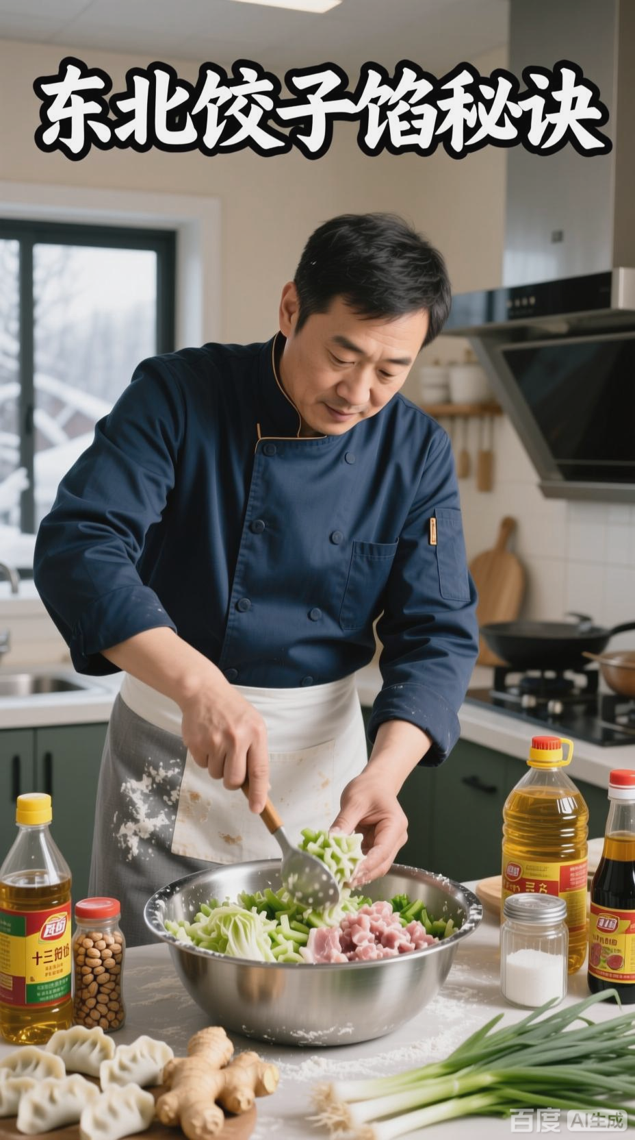 东北白菜猪肉饺子馅制作秘籍