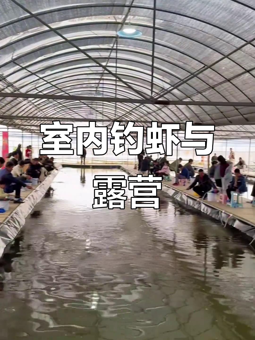大棚钓虾池+露营烧烤,轻松吸引上千人打卡,成本快速收回