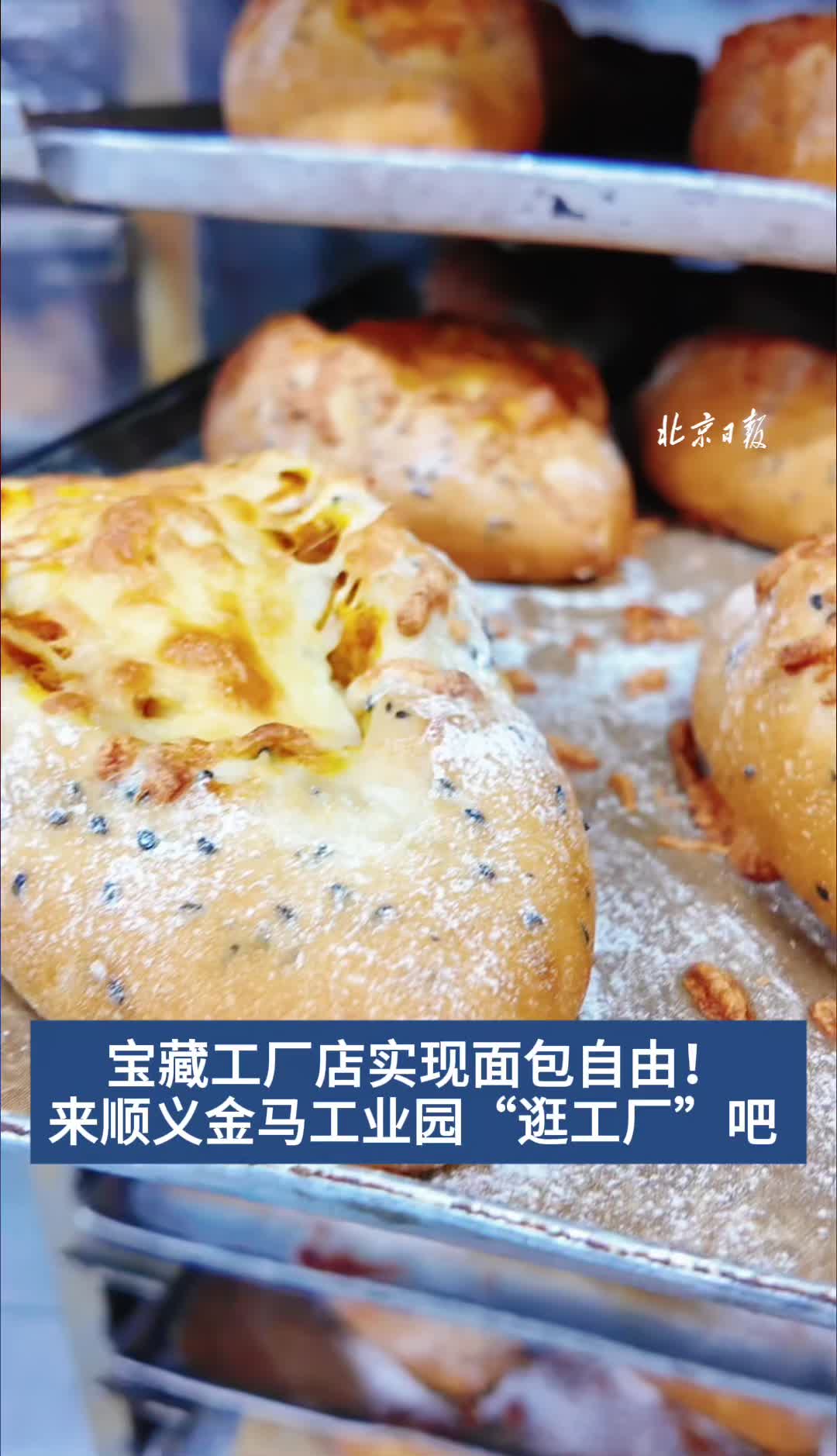 宝藏工厂店实现面包自由！来顺义金马工业园“逛工厂”吧