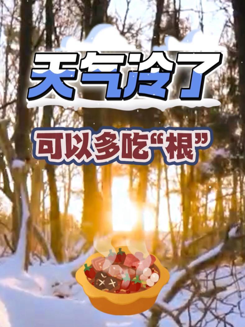 天冷了,推荐你多吃这些“根类食物”→ 冬天要吃“根”,许多根茎类蔬菜在冬天上市,如山药、萝