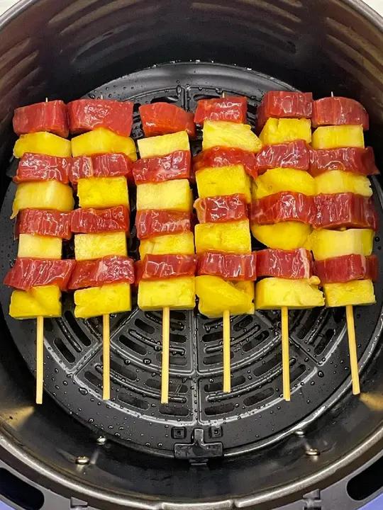 空气炸锅烤串！天热了该撸串了！ 空气炸锅美食烤串美食教程空气炸锅在家做美食
