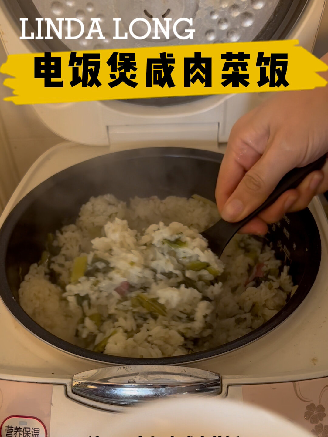 正宗老上海咸肉菜饭~电饭煲搞定!