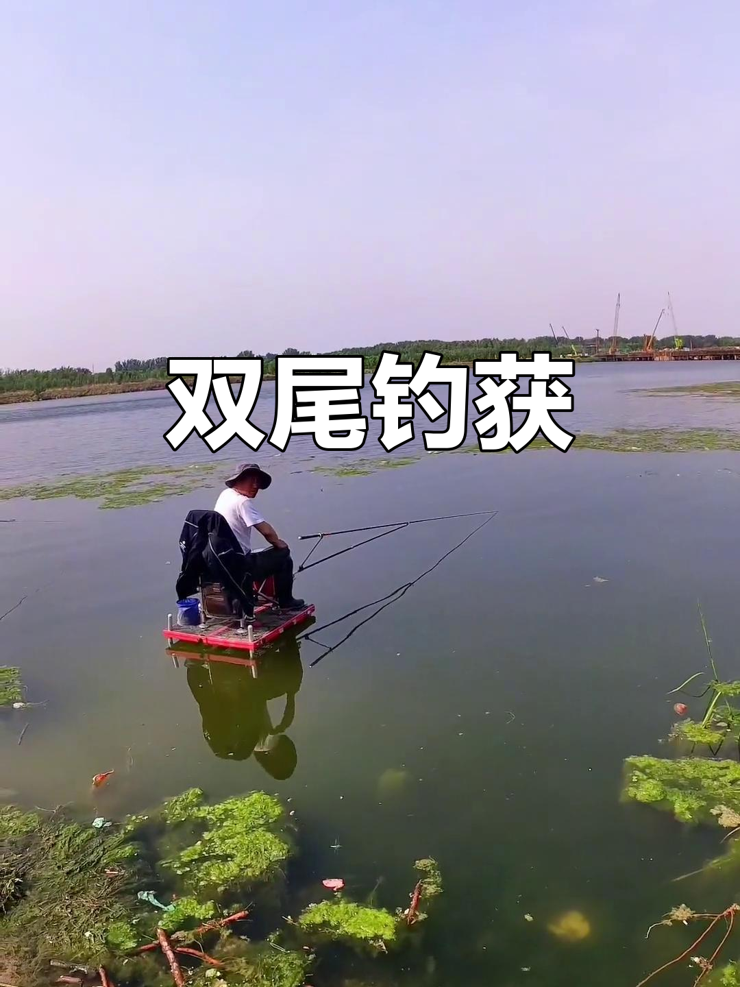 浮台钓鱼挑战,双尾连杆大丰收!