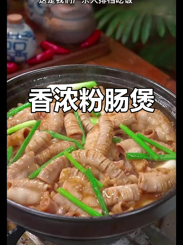 广东大排档必点,嘟嘟粉肠煲香气扑鼻,拌饭绝配!
