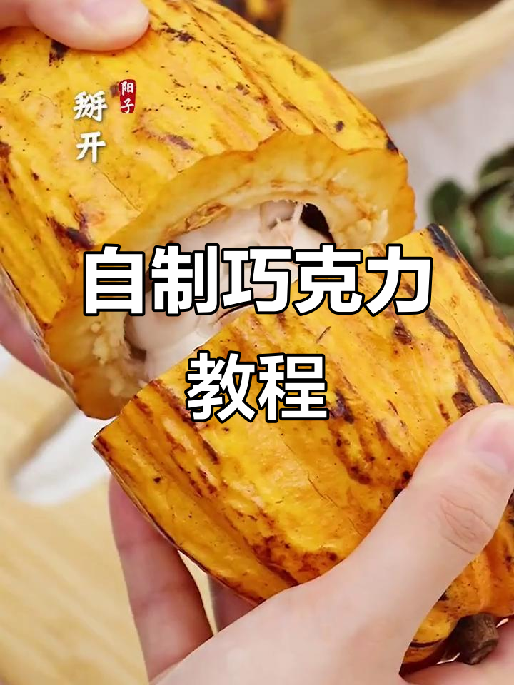 从可可果到巧克力的纯手工制作，零添加更美味