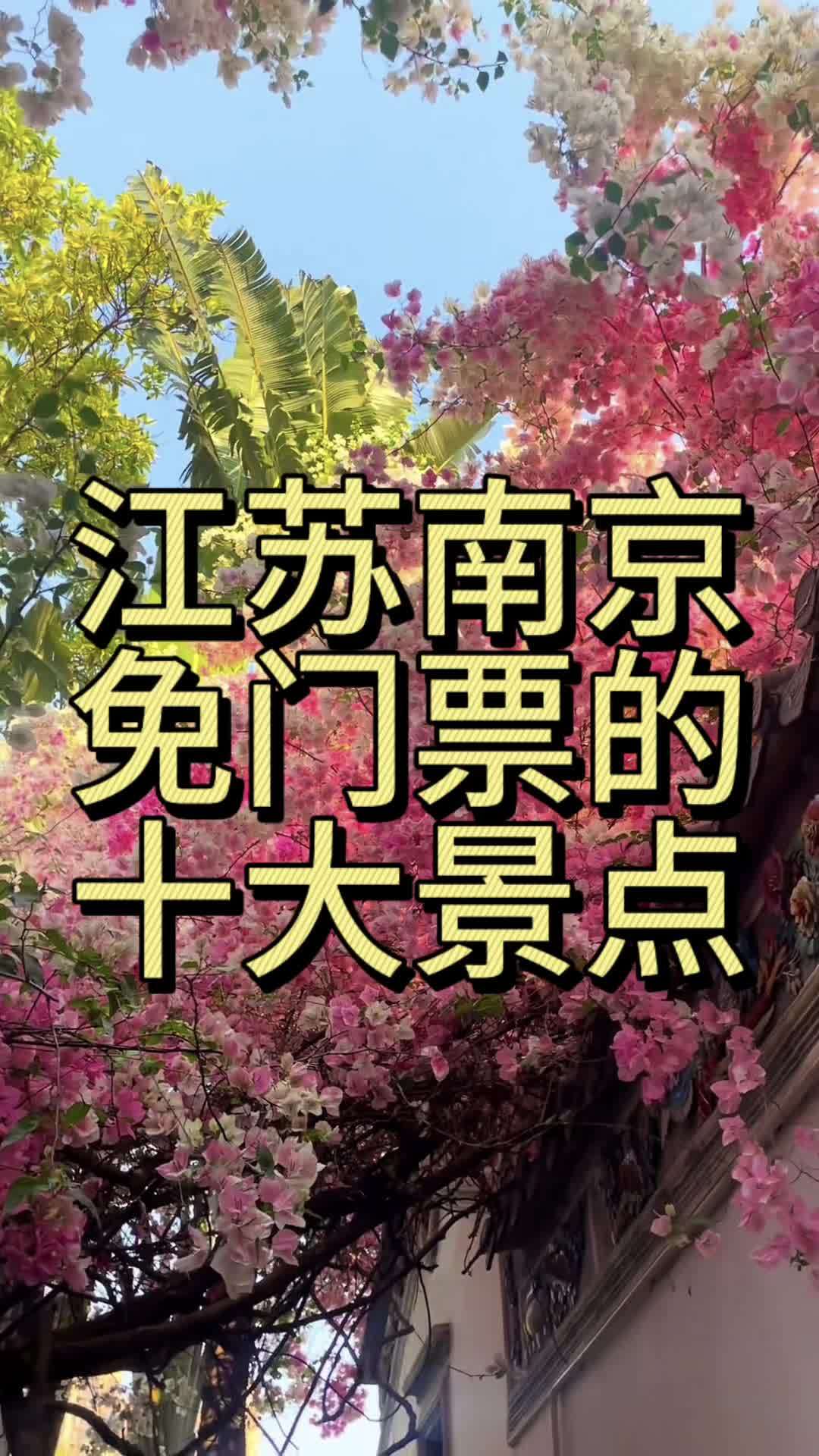 江苏南京免门票的十大旅游景点,你都去过哪些?江苏南京 南京免费景点