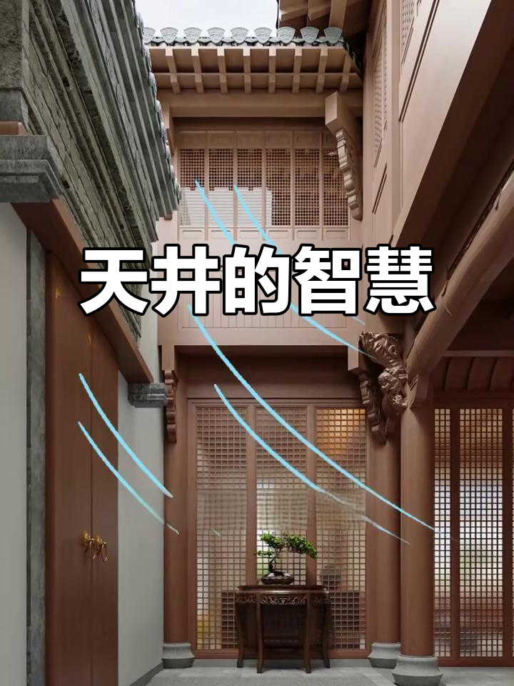 徽派建筑的天井,巧妙平衡采光、通风与排水