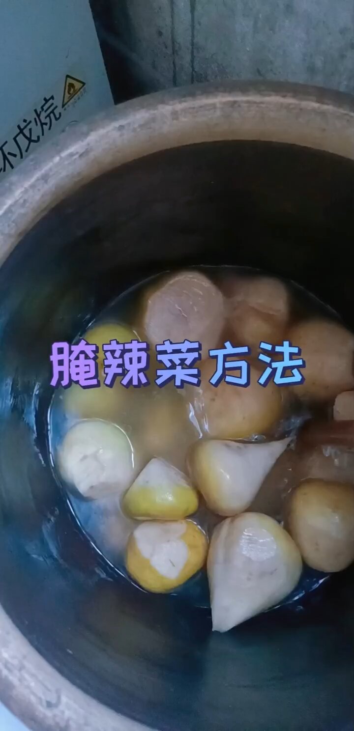 辣菜疙瘩腌制方法