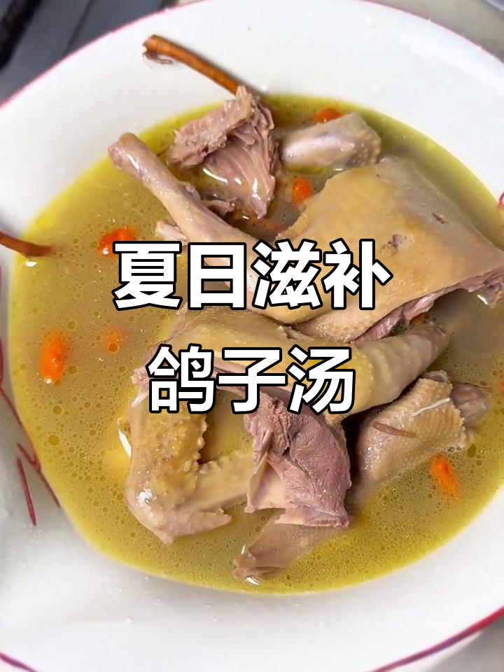 夏季药膳鸽子汤,补气血又美味