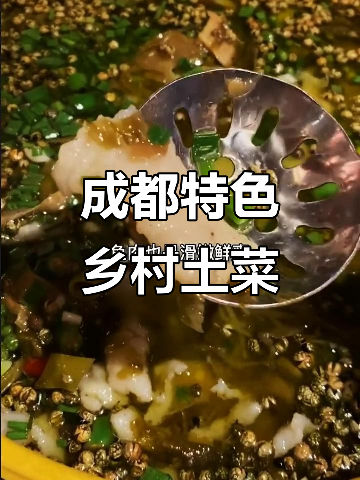 成都乡村土菜馆，麻婆豆腐与双椒鱼片必试！