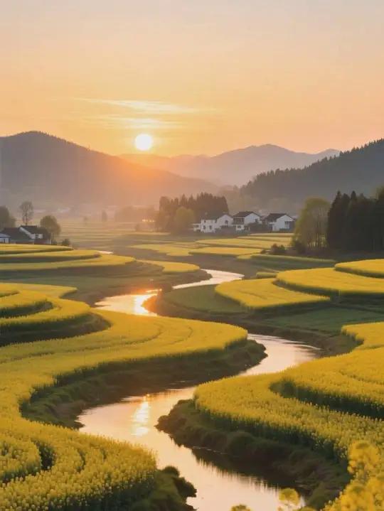 春天的情书 油菜花