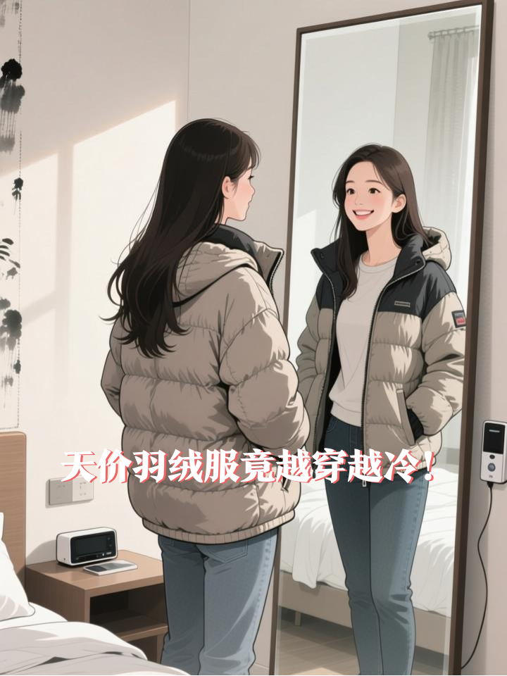 花2299元买的波司登羽绒服越穿越冷,拆开一看我傻了