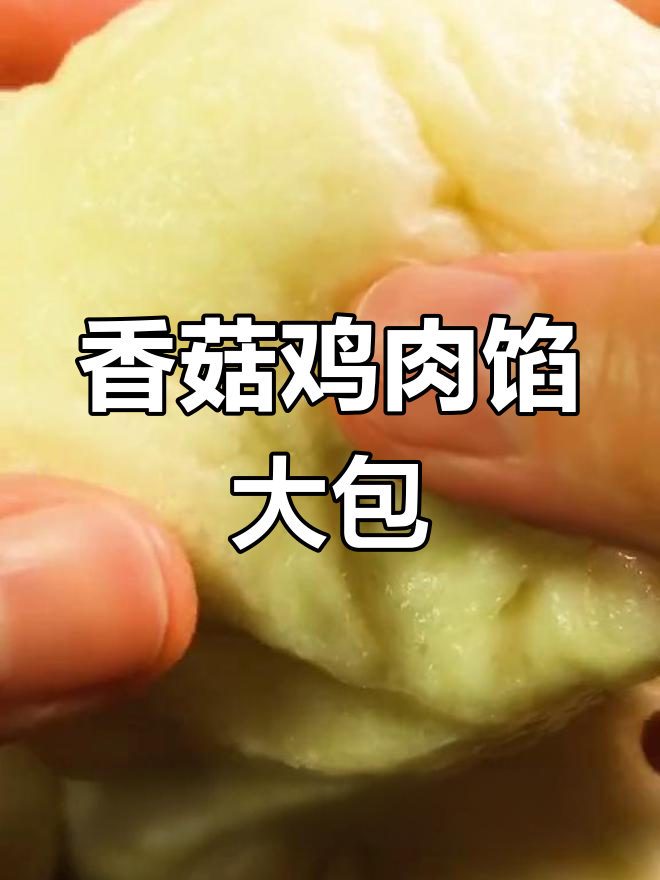 香菇鸡肉包子,酱香十足,孩子一口气吃四个