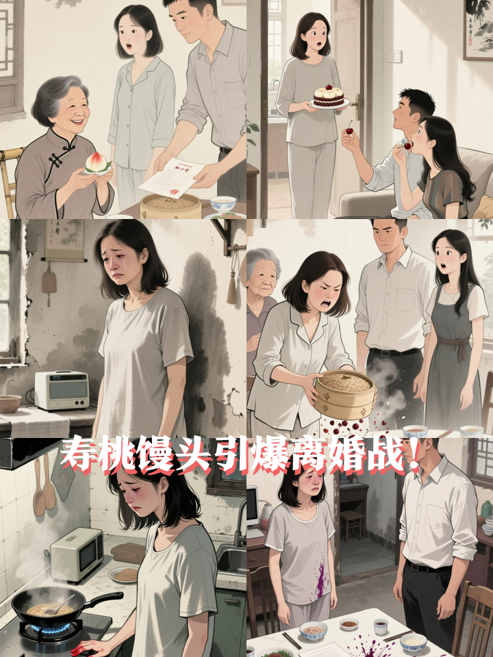 婆婆生日我亲手做寿桃馒头，老公却递来离婚协议
