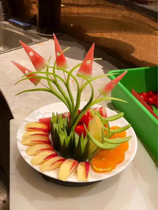 好久不见 水果拼盘 摆盘技巧 一起学做菜