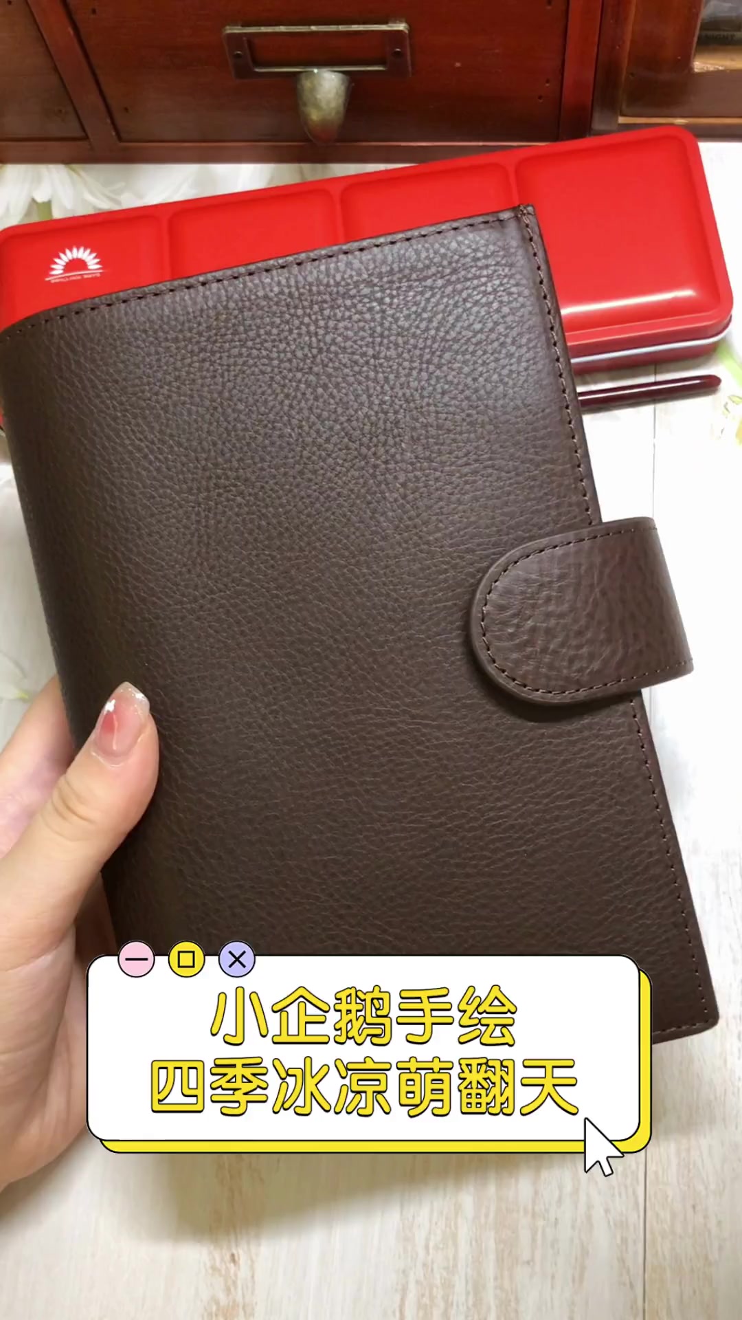 小企鹅手绘,四季冰凉萌翻天