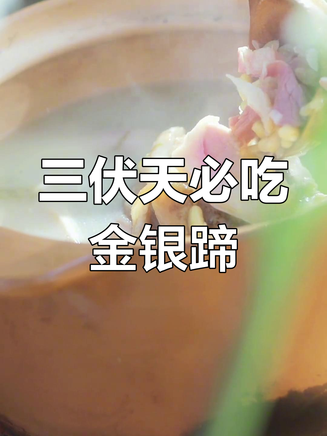 夏季养生必备:火腿炖肘子