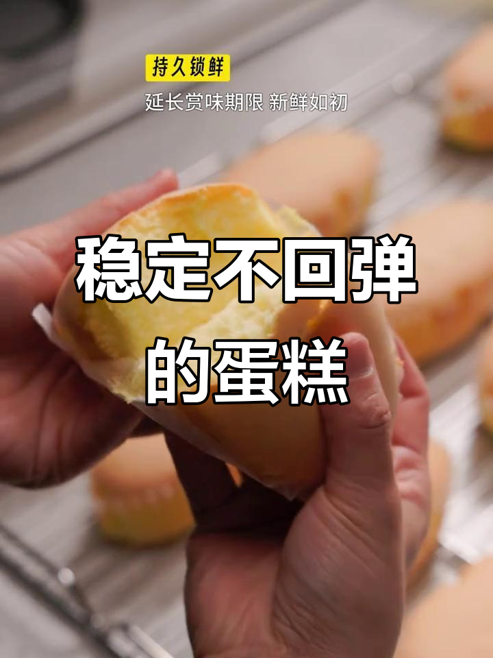 禾川蛋糕改良剂,让面糊细腻不消泡,回弹效果超强