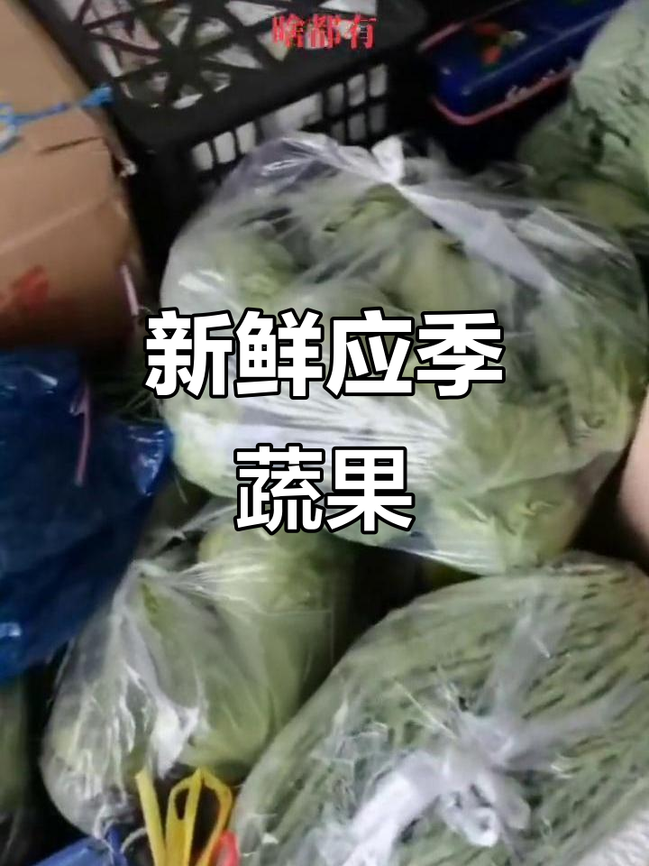 新鲜蔬菜与水果大集合,纯天然绿色食品等你来尝