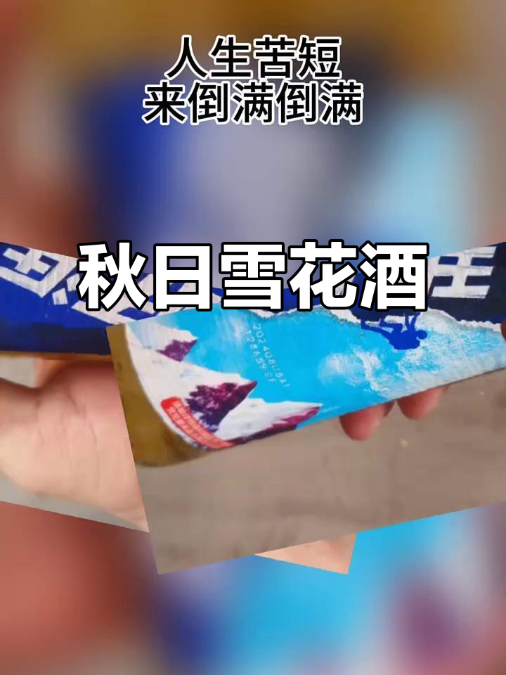 秋天来了,不如来杯雪花酒,一起畅饮吧!