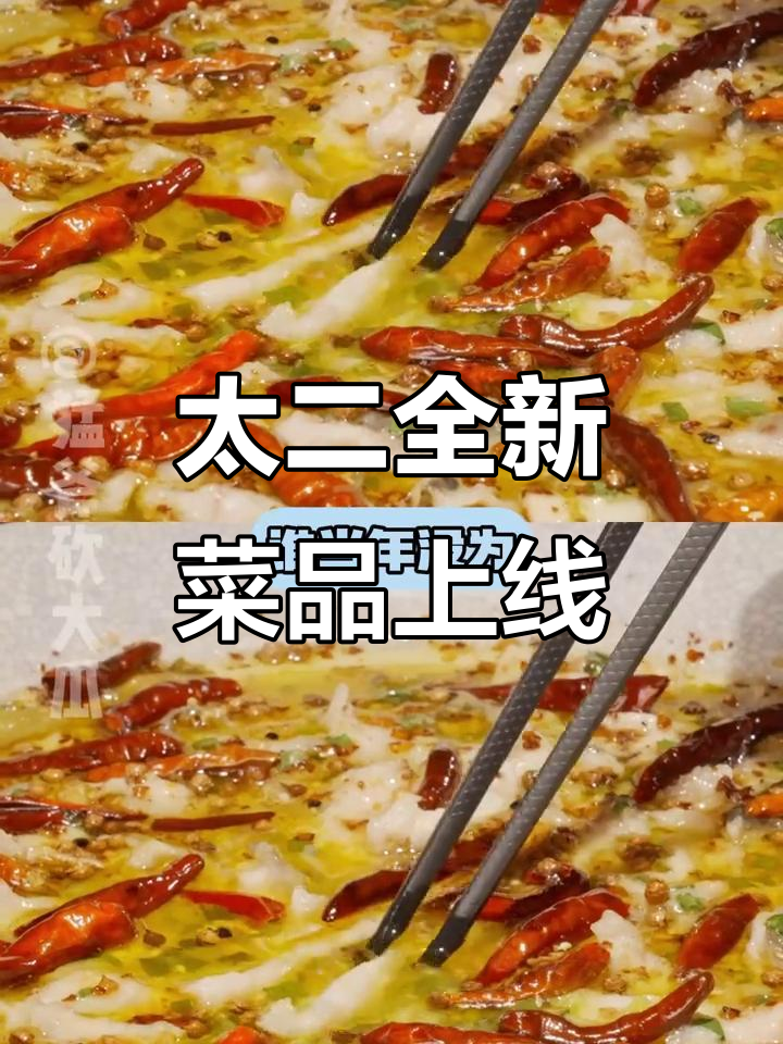太二酸菜鱼转型,新菜单带来惊喜!