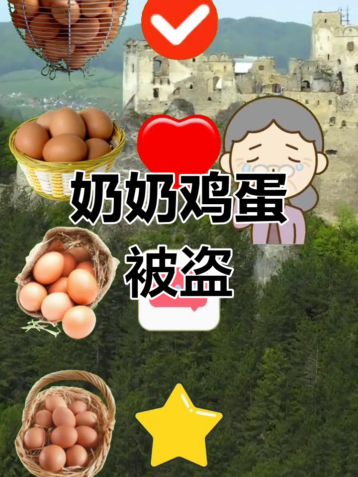 奶奶的鸡蛋被老鼠偷吃,伤心不已,你会给她多少个新鸡蛋呢?