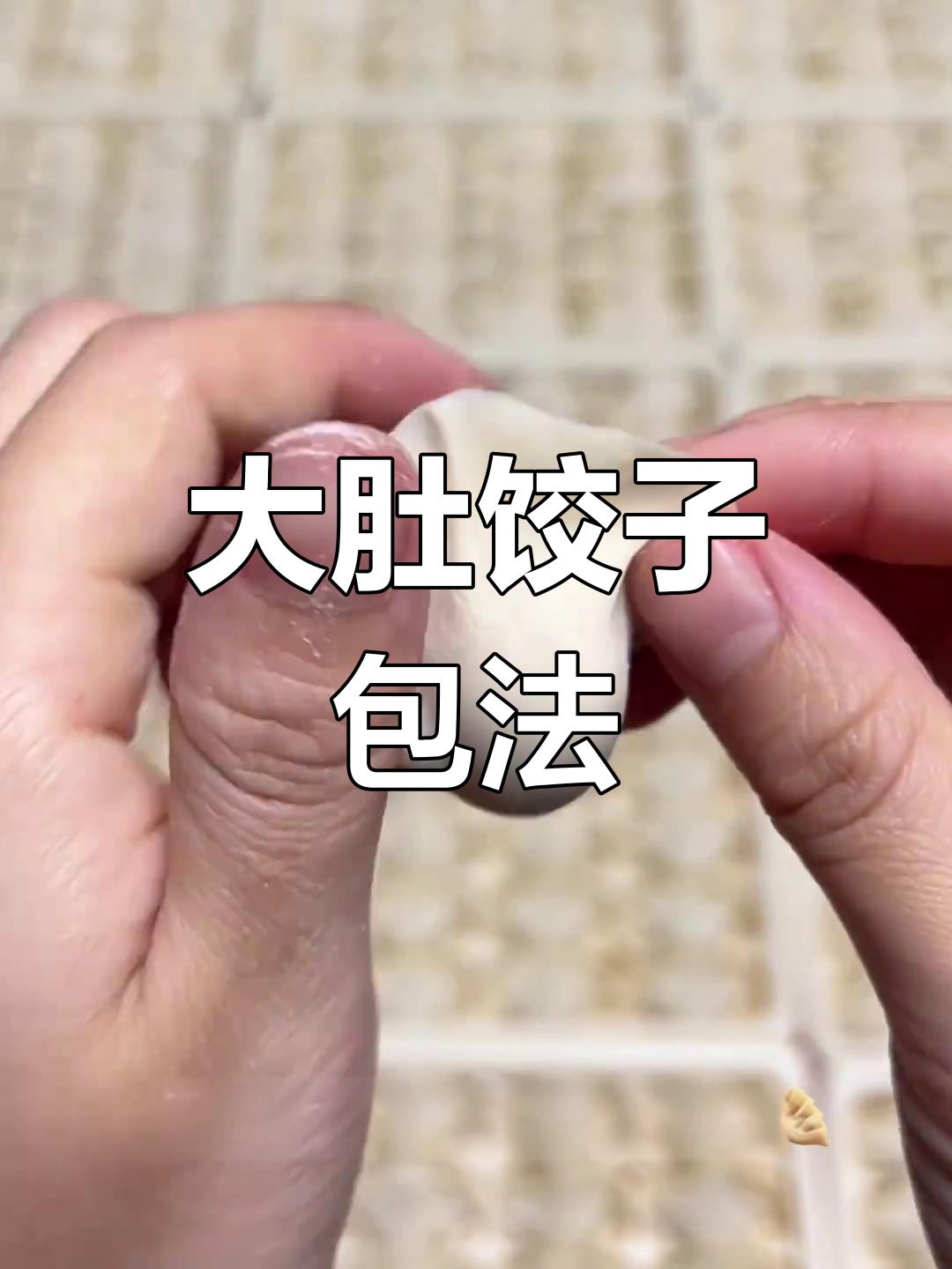 轻松掌握大肚饺子包法,超详细视频教程!