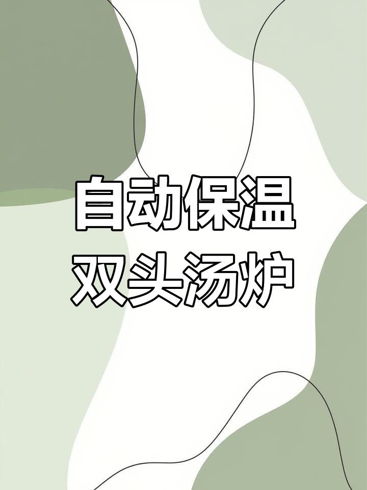 双头煲汤炉,自动恒温调节