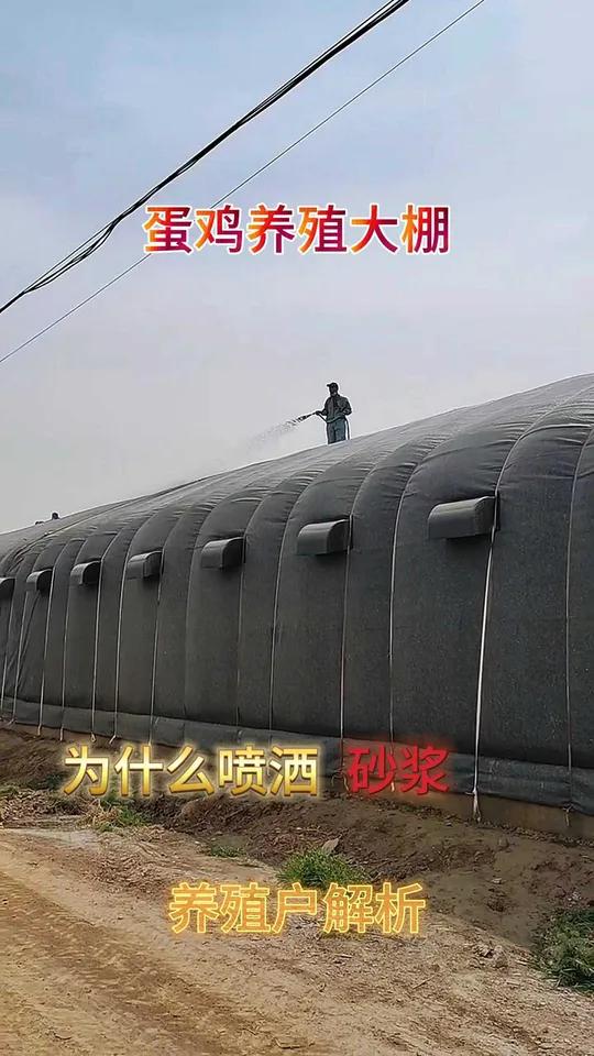 养鸡大棚喷砂 保温保暖
