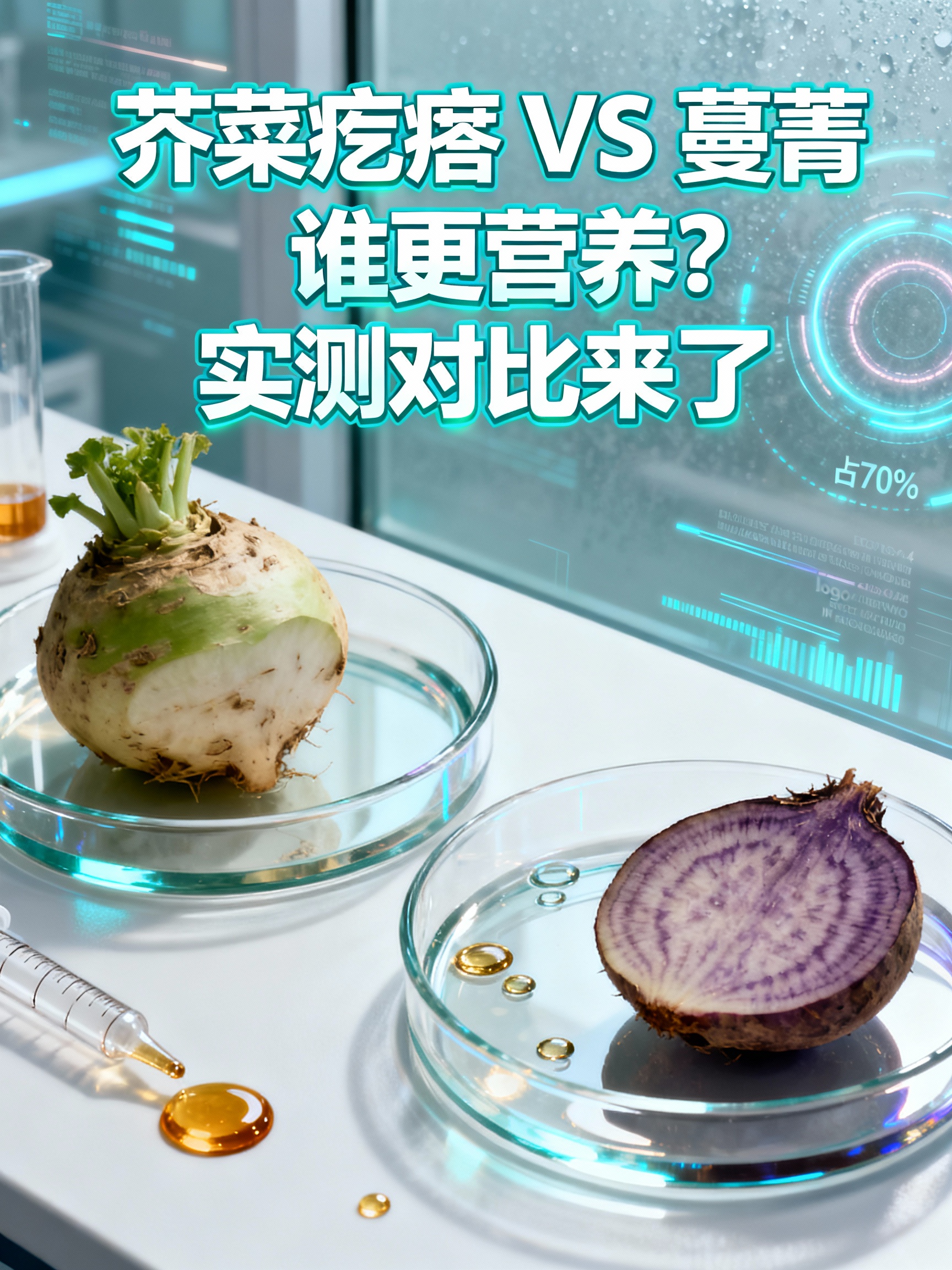 芥菜疙瘩和蔓菁谁更营养?实测对比来了