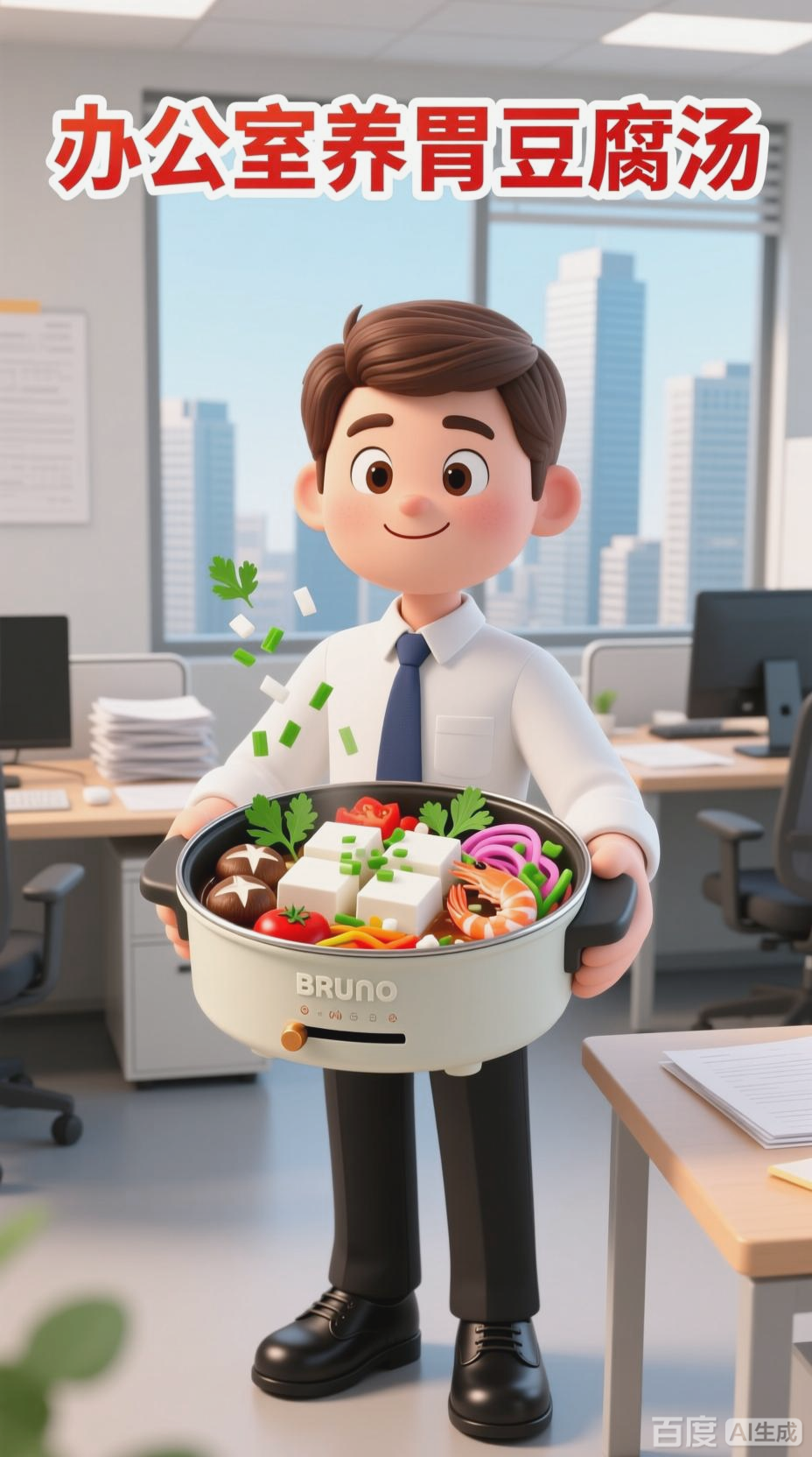 办公室速食,豆腐汤养胃首选