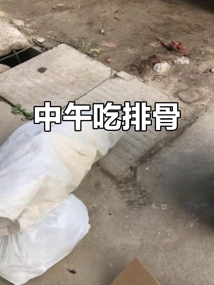 修理工的午餐:排骨大餐,工作日常真实记录