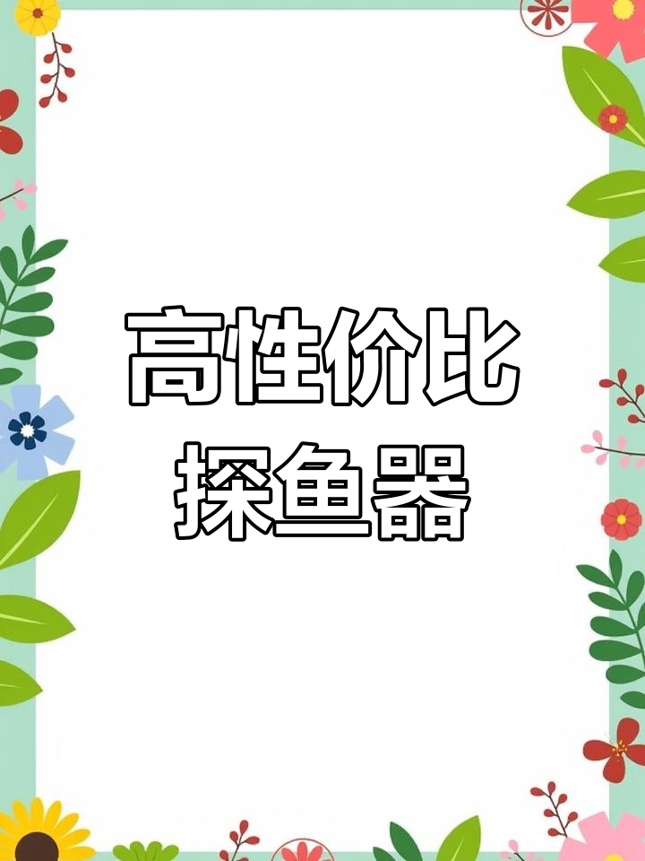 探鱼器性价比高,助力海钓