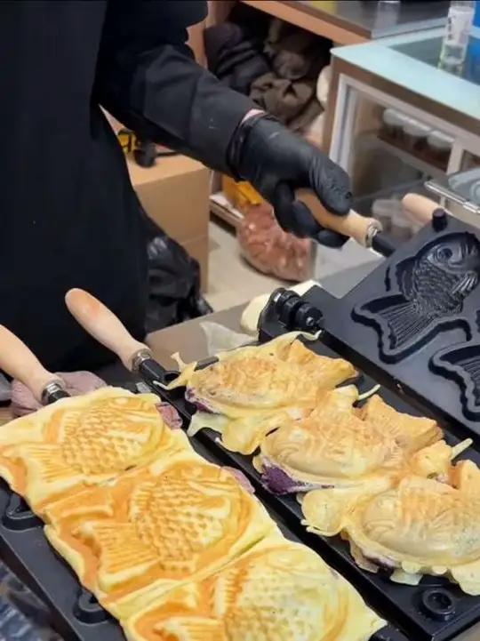 打卡蜡笔小新鲷鱼烧没有鱼 