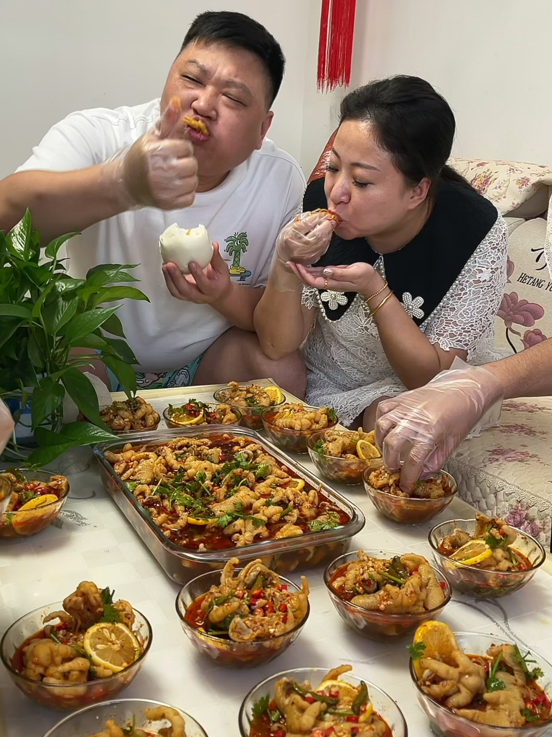 家庭版蒜蓉无骨鸡爪,感谢大家支持!