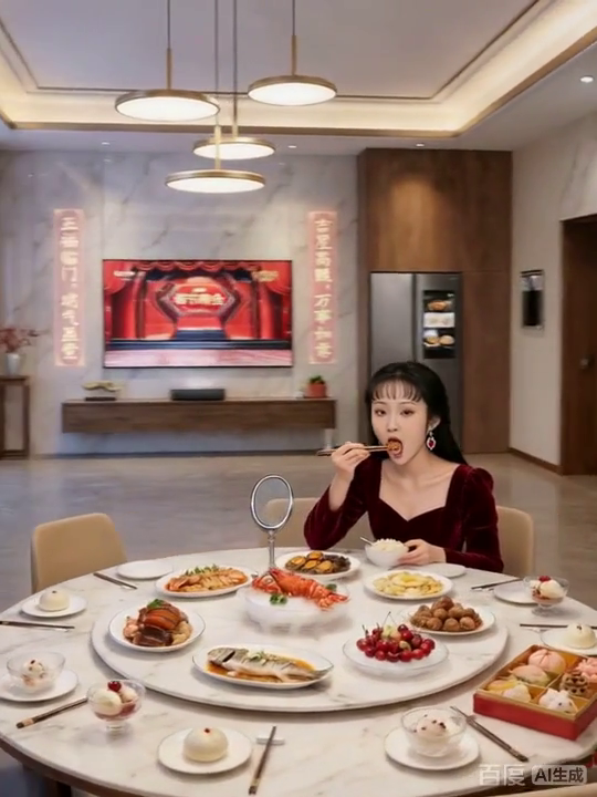 一人的豪华年夜饭