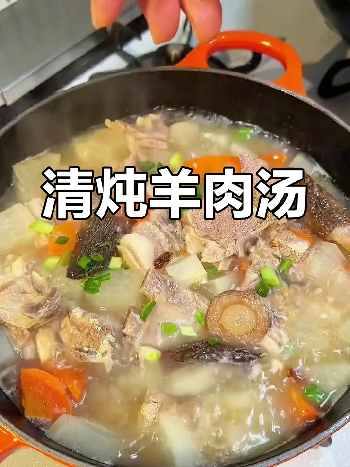 冬季暖心羊肉汤,奶香浓郁、鲜美滋补