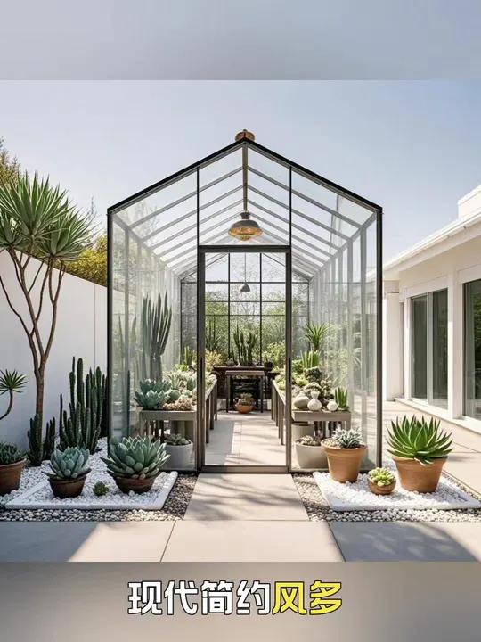 现代简约轻奢多肉花园