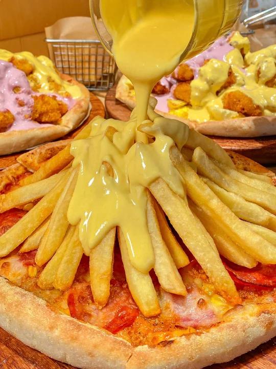 你们一定要试试这个!薯条披萨!