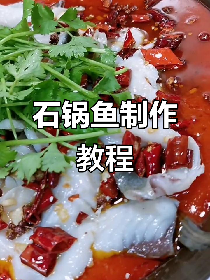 招牌石锅鱼,多种口味任你选!实体店教学手把手教你做